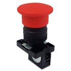 Botão De Emergência | Plástico | Xb2-ec42 | Vermelho | Sem Tr